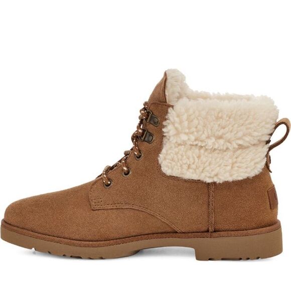 UGG® Romely Heritage lace fashion Boot  chestnut size 7 new in box - Picture 6 of 16